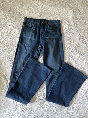 Blank NYC Dark Blue Flared Jeans